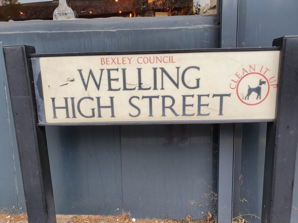 Street Sign Welling High Street