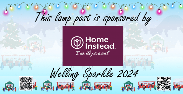 Lamp post sponsor - Home Instead