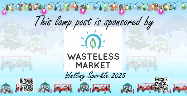 Lamp post Sponsor - Wasteless Market